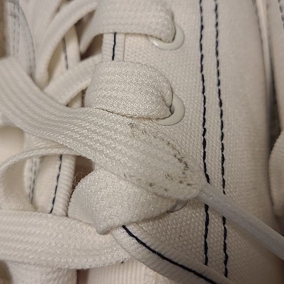 NWOT Kate Spade Canvas White Tommi Sneaker - Picture 12 of 13